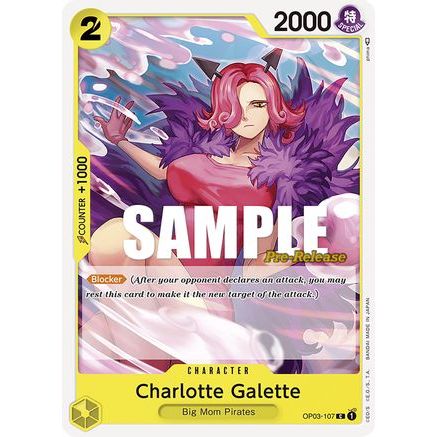 Charlotte Galette (OP03-107) - Pillars of Strength Pre-Release Cards