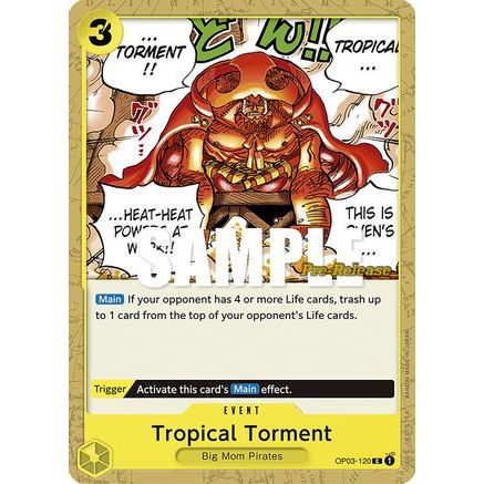 Tropical Torment (OP03-120) - Pillars of Strength Pre-Release Cards