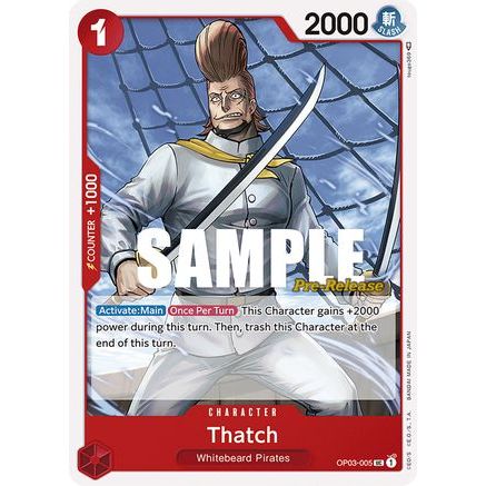 Thatch (OP03-005) - Pillars of Strength Pre-Release Cards