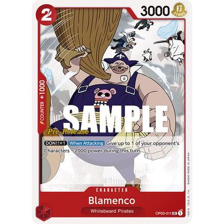 Blamenco (OP03-011) - Pillars of Strength Pre-Release Cards