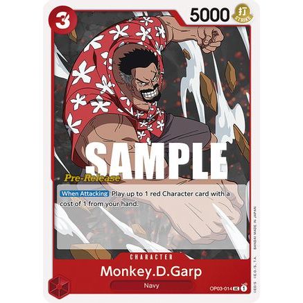 Monkey.D.Garp (OP03-014) - Pillars of Strength Pre-Release Cards