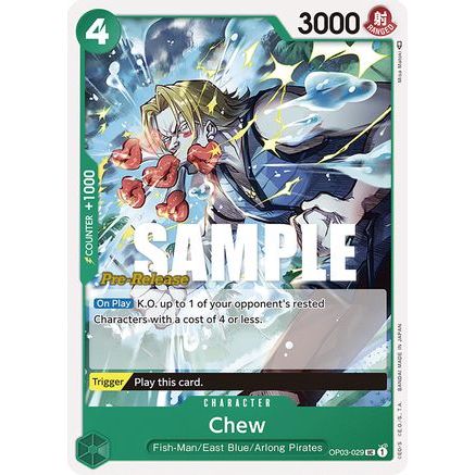 Chew (OP03-029) - Pillars of Strength Pre-Release Cards