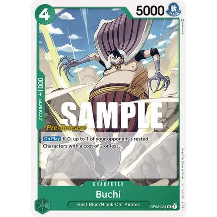 Buchi (OP03-034) - Pillars of Strength Pre-Release Cards