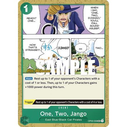 One, Two, Jango (OP03-039) - Pillars of Strength Pre-Release Cards