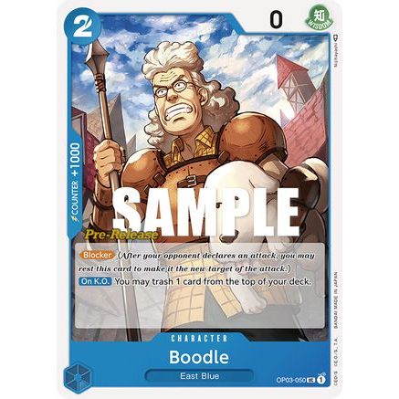 Boodle (OP03-050) - Pillars of Strength Pre-Release Cards