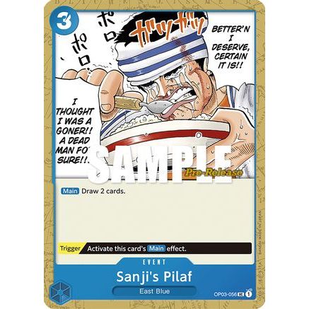 Sanji's Pilaf (OP03-056) - Pillars of Strength Pre-Release Cards