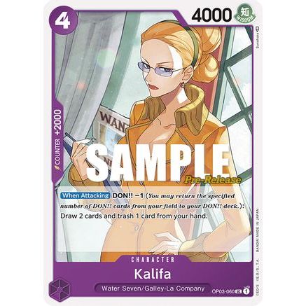 Kalifa (OP03-060) - Pillars of Strength Pre-Release Cards