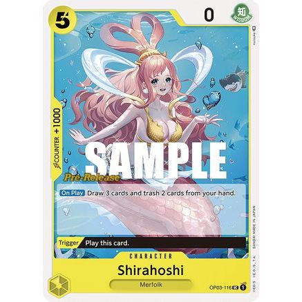 Shirahoshi (OP03-116) - Pillars of Strength Pre-Release Cards