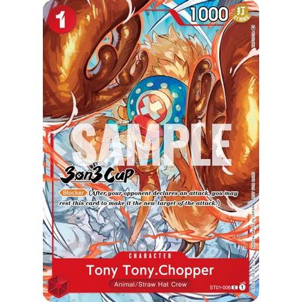 Tony Tony.Chopper (3-on-3 Cup) [Participant] (ST01-006) - One Piece Promotion Cards