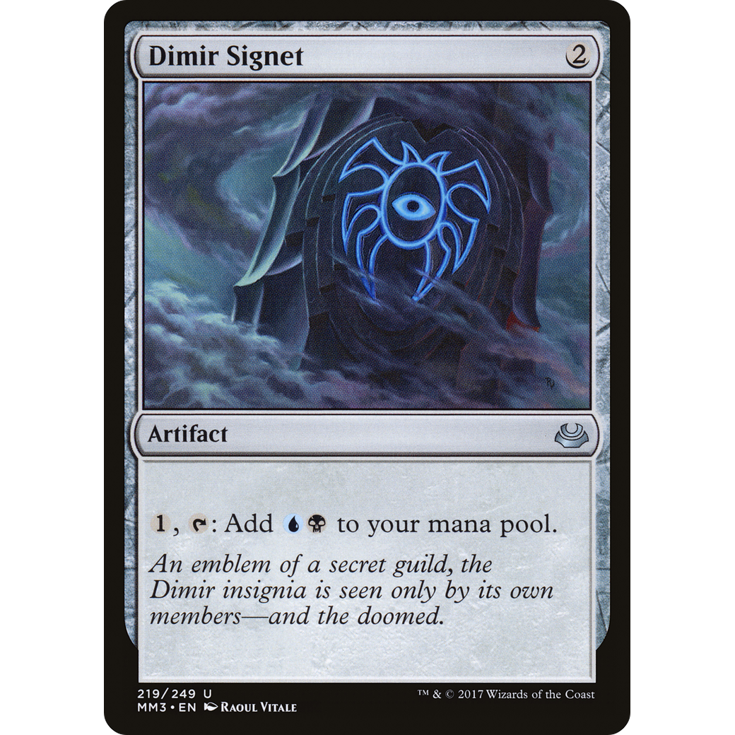 Dimir Signet (MM3-219) - Modern Masters 2017 Foil