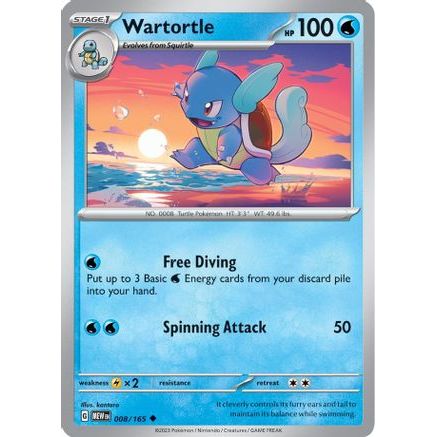 Wartortle - 008/165 8 - SV Scarlet & Violet 151
