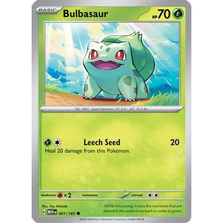 Bulbasaur - 001/165 1 - SV Scarlet & Violet 151