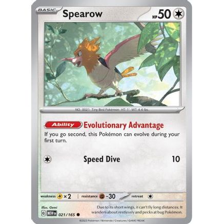 Spearow 21 - SV Scarlet & Violet 151