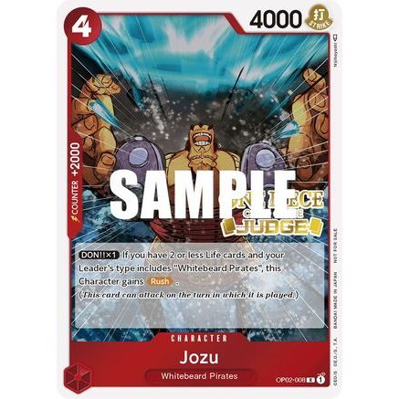 Jozu (Judge) (OP02-008) - One Piece Promotion Cards Foil