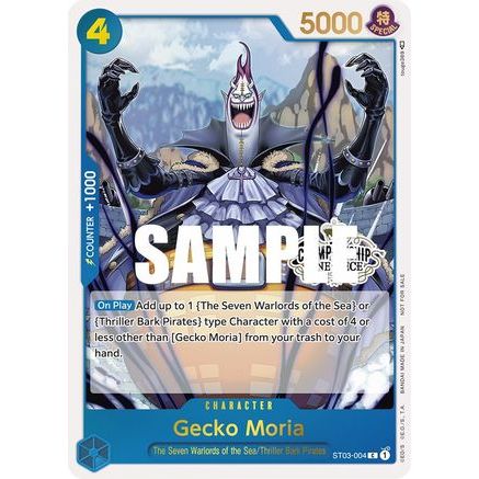 Gecko Moria (Store Championship Participation Pack) (ST03-004) - One Piece Promotion Cards Foil