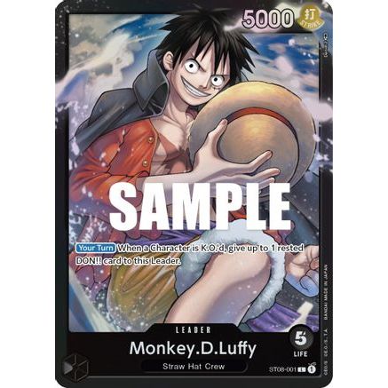 Monkey.D.Luffy (001) (ST08-001) - Starter Deck 8: Monkey.D.Luffy Foil