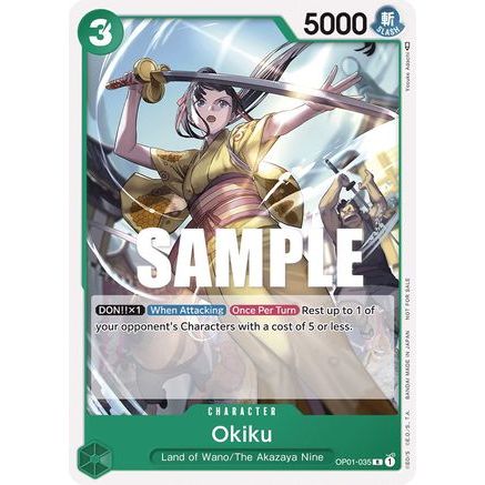 Okiku (Tournament Pack Vol. 4) (OP01-035) - One Piece Promotion Cards