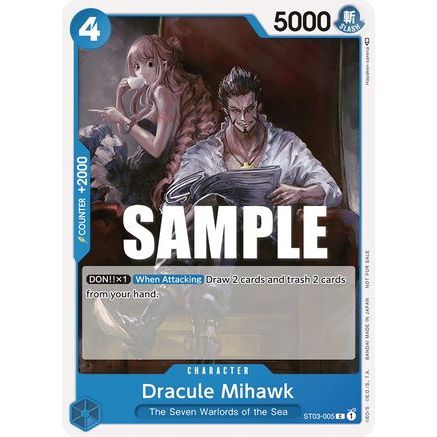 Dracule Mihawk (Tournament Pack Vol. 4) (ST03-005) - One Piece Promotion Cards
