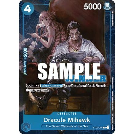Dracule Mihawk (Winner Pack Vol. 4) (ST03-005) - One Piece Promotion Cards Foil