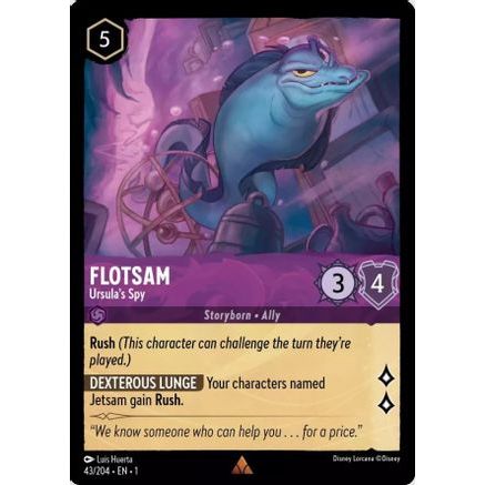 Flotsam - Ursula's Spy (43/204) - The First Chapter Cold Foil