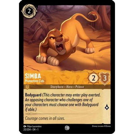 Simba - Protective Cub (20/204) - The First Chapter Cold Foil