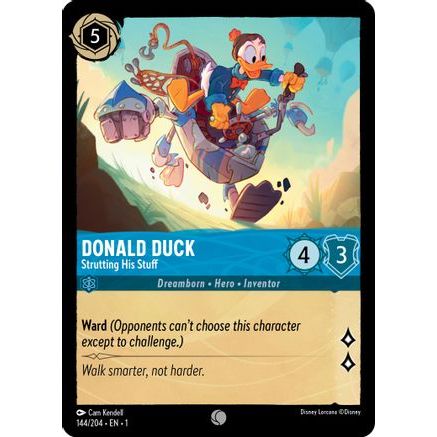 Donald Duck - Strutting His Stuff (144/204) - The First Chapter Cold Foil
