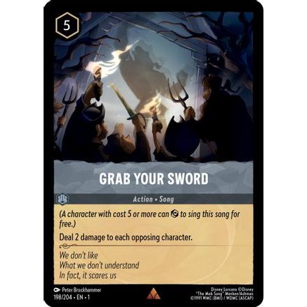 Grab Your Sword (198/204) - The First Chapter Cold Foil