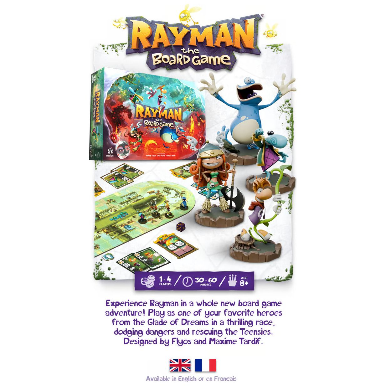 Rayman: The Board Game (Legends Pledge) (All-In) (Pre-Order) (July 2025 Estimated Delivery)