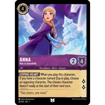 Anna - Heir to Arendelle (35/204) - The First Chapter Cold Foil