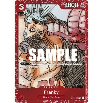 Franky (Premium Card Collection -ONE PIECE FILM RED Edition-) (OP01-021) - One Piece Promotion Cards Foil