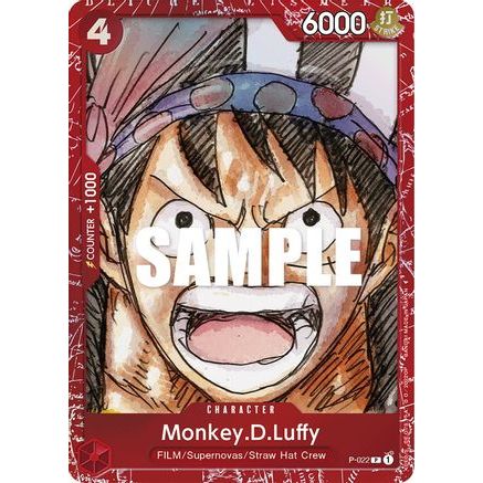 Monkey.D.Luffy (Premium Card Collection -ONE PIECE FILM RED Edition-) (P-022) - One Piece Promotion Cards Foil