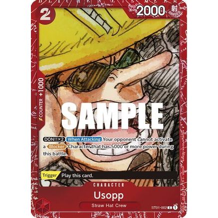 Usopp (Premium Card Collection -ONE PIECE FILM RED Edition-) (ST01-002) - One Piece Promotion Cards Foil