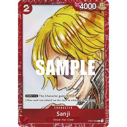 Sanji (Premium Card Collection -ONE PIECE FILM RED Edition-) (ST01-004) - One Piece Promotion Cards Foil