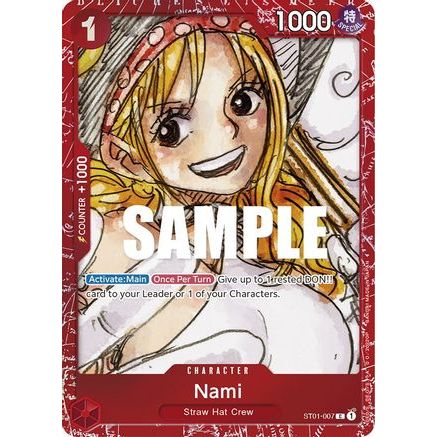 Nami (Premium Card Collection -ONE PIECE FILM RED Edition-) (ST01-007) - One Piece Promotion Cards Foil