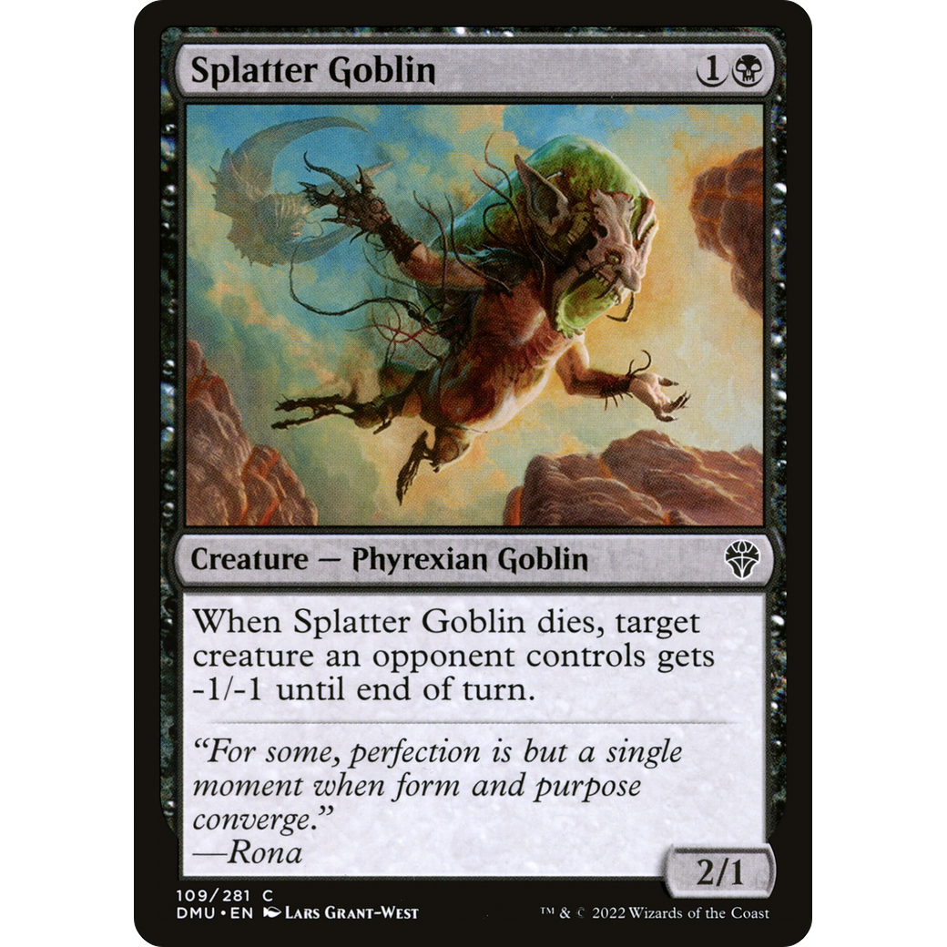 Splatter Goblin (DMU-109) - Dominaria United Foil