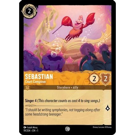 Sebastian - Court Composer (19/204) - The First Chapter Cold Foil