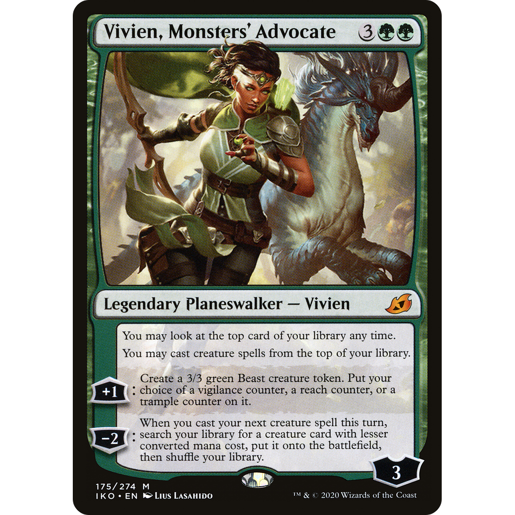 Vivien, Monsters' Advocate (IKO-175) - Ikoria: Lair of Behemoths Foil
