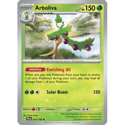 Arboliva - 023/198 (Line Holo) 23 - Miscellaneous Cards & Products Holofoil