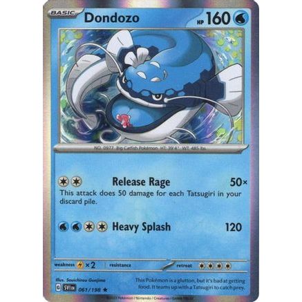 Dondozo - 061/198 (Line Holo) 61 - Miscellaneous Cards & Products Holofoil