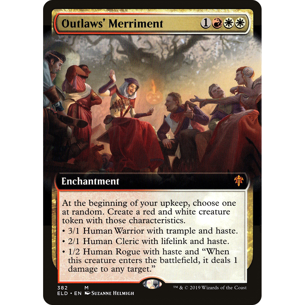 Outlaws' Merriment (Extended Art) (ELD-382) - Throne of Eldraine: (Extended Art)