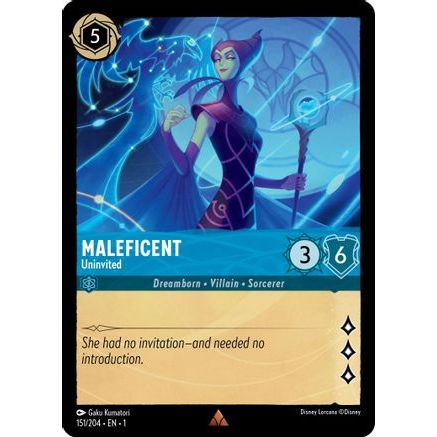 Maleficent - Uninvited (151/204) - The First Chapter Cold Foil