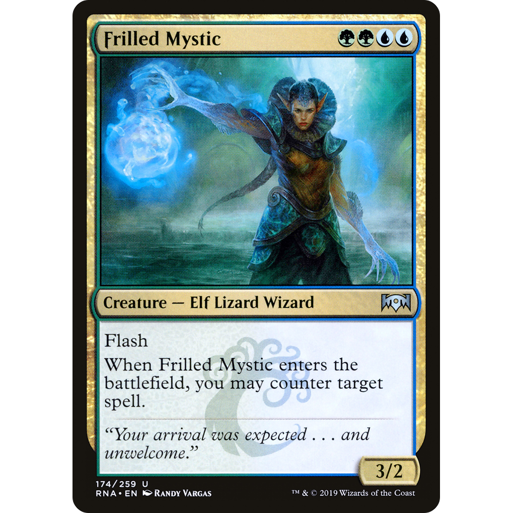 Frilled Mystic (RNA-174) - Ravnica Allegiance Foil