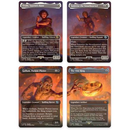 Mount Doom Scene [Set of 4] (LTR-448-451) - The Lord of the Rings: Tales of Middle-earth Foil