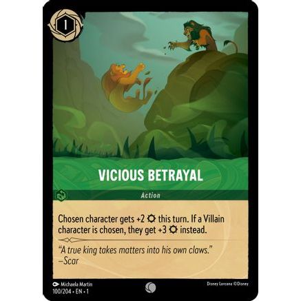 Vicious Betrayal (100/204) - The First Chapter Cold Foil
