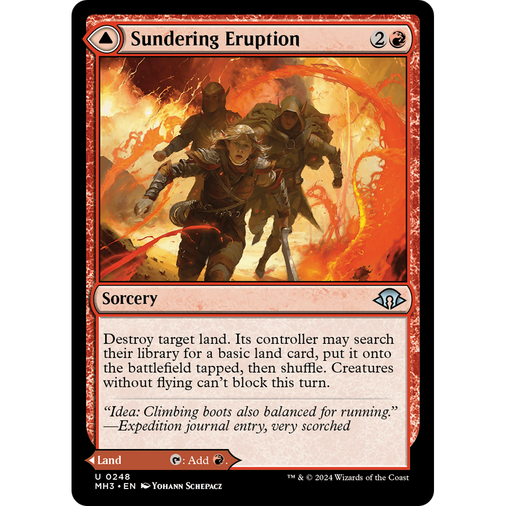Sundering Eruption // Volcanic Fissure (MH3-248) - Modern Horizons 3