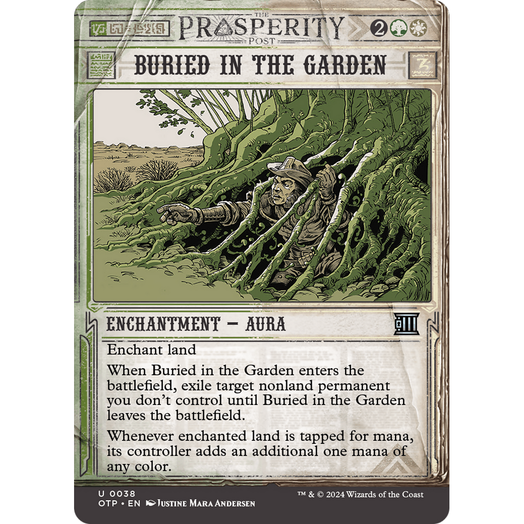 Buried in the Garden (OTP-038) - Breaking News: (Showcase) (Borderless)
