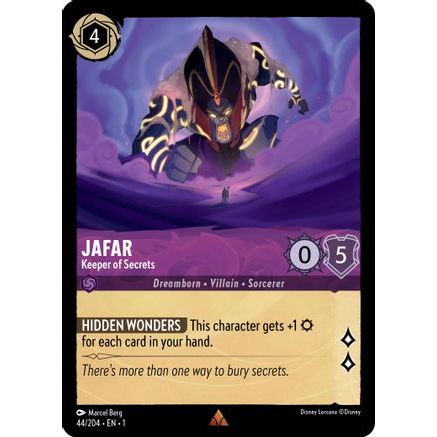 Jafar - Keeper of Secrets (44/204) - The First Chapter Cold Foil