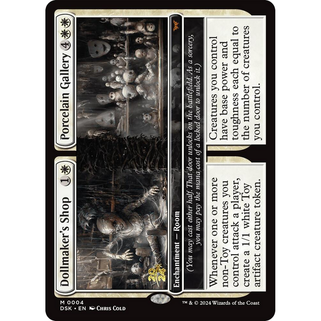 Dollmaker's Shop // Porcelain Gallery (PRE-04S) - Duskmourn: House of Horror Promos Foil