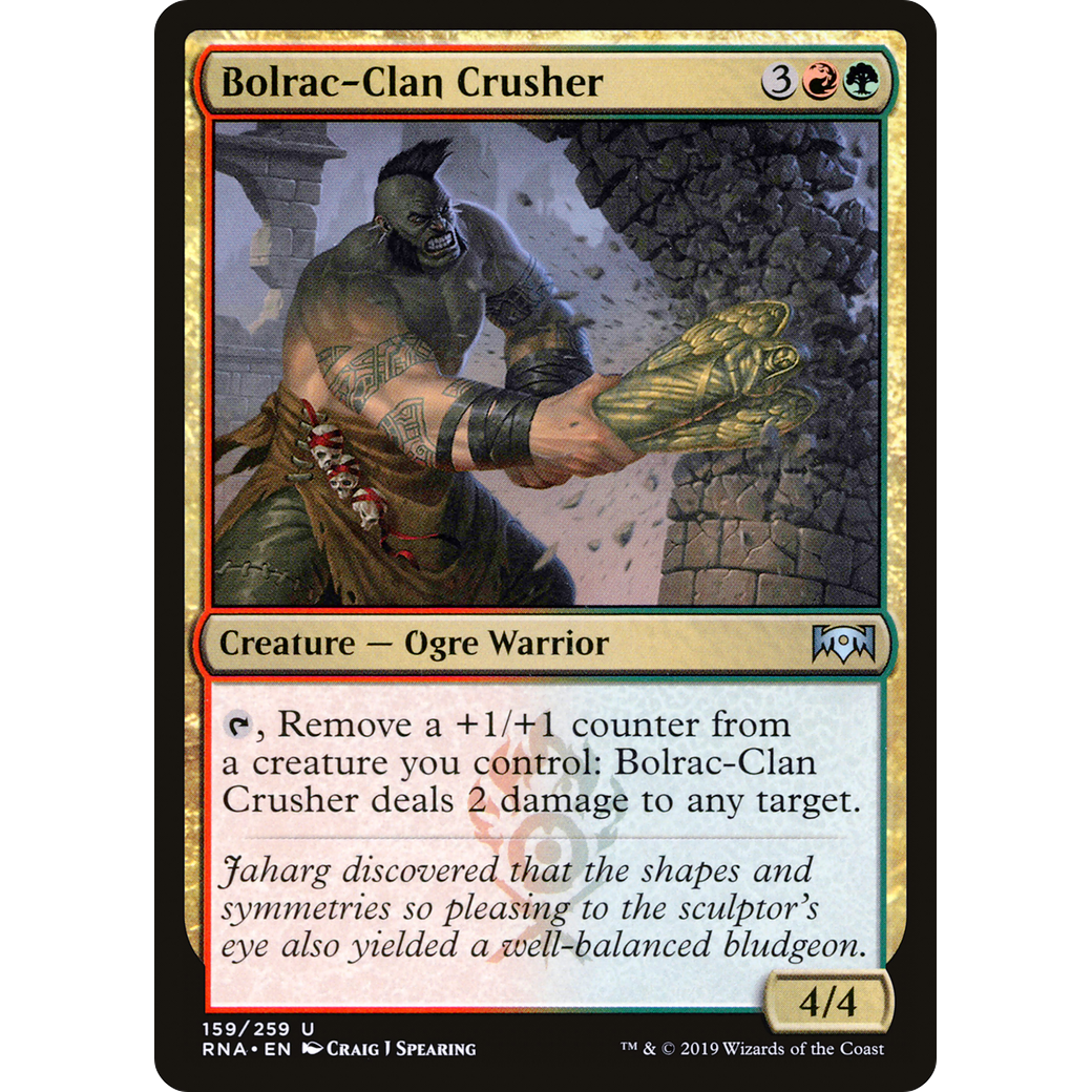 Bolrac-Clan Crusher (RNA-159) - Ravnica Allegiance Foil