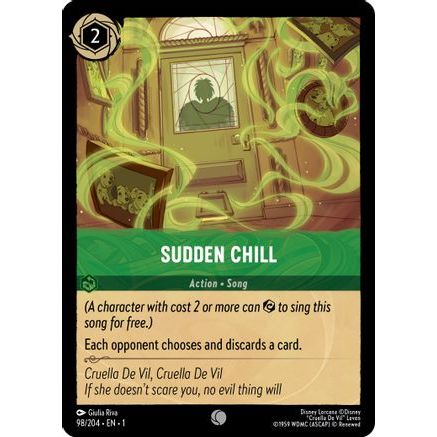Sudden Chill (98/204) - The First Chapter Cold Foil